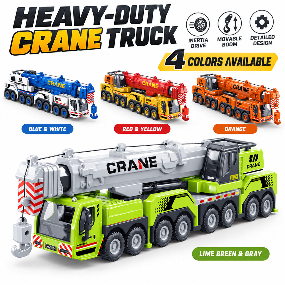 Heavy Equipment Bucket - Ciężki samochód budowlany z kranem, napędzany