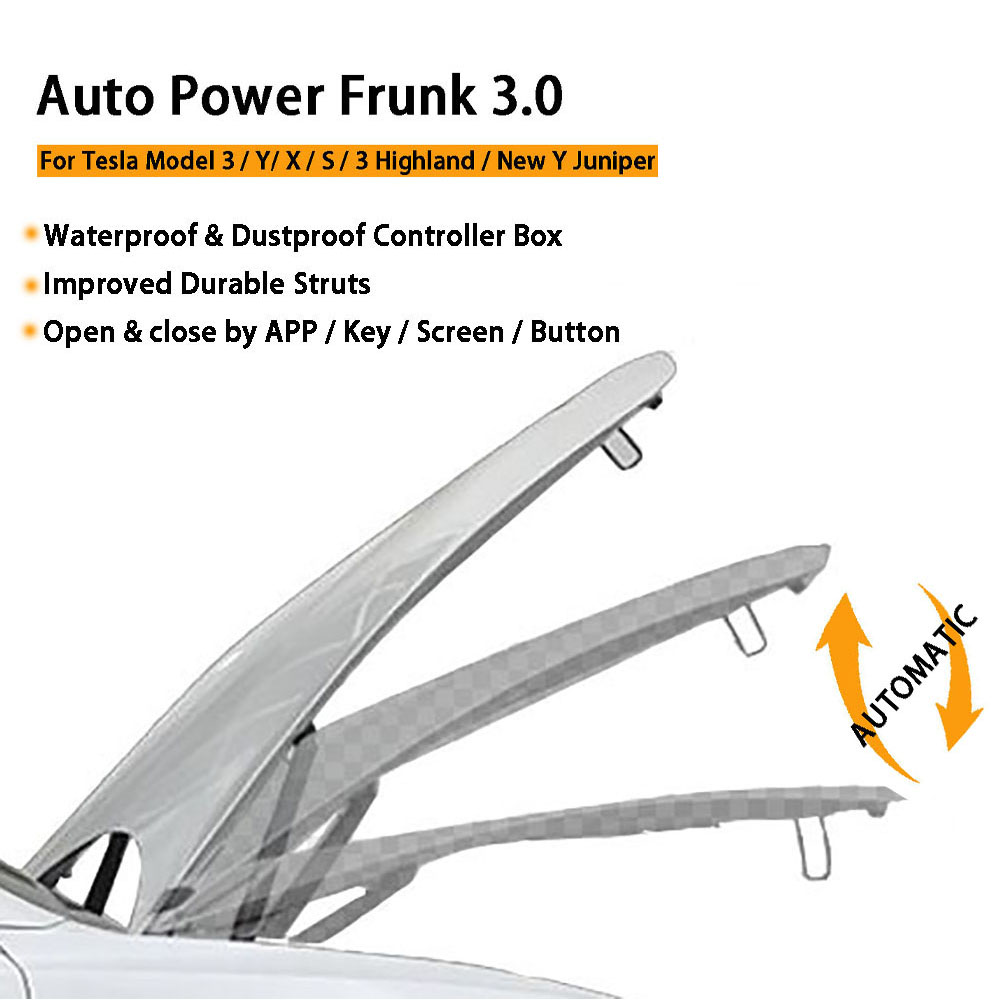 Gen2 Auto Power Frunk do Tesla – Heavy Equipment Lift recenzja i cena